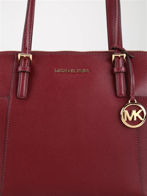 michael kors jet set shopper in bordeaux schlangenlederoptik|michael kors crossbody bag.